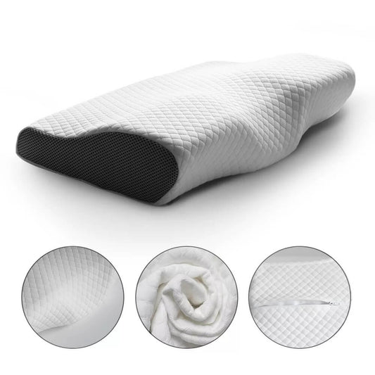 cervical pillowcase replacement, pillow cover for cervical pillow, ergonomic pillow cover, memory foam neck pillow cover