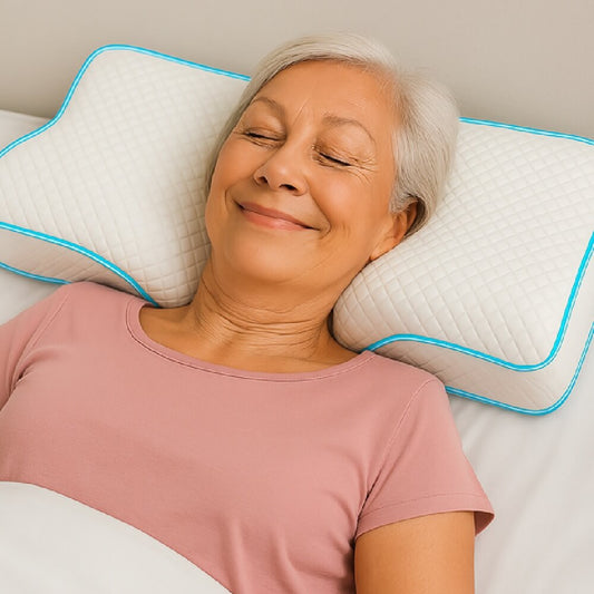 cervical pillow, ergonomic neck pillow, memory foam cervical pillow, orthopaedic cervical pillow, contour neck pillow for side sleepers, best cervical pillow for neck pain