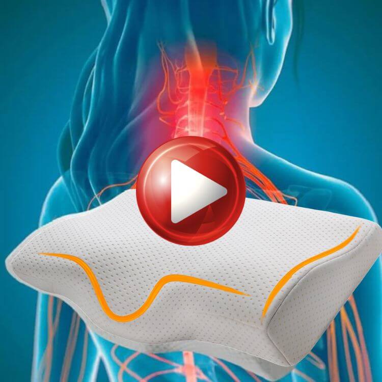 ergonomic neck pillow, memory foam cervical pillow, orthopaedic cervical pillow, contour neck pillow for side sleepers, best cervical pillow for neck pain, cervical pillow
